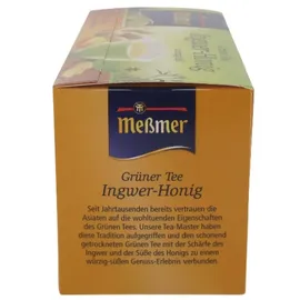 Meßmer Ingwer-Honig Grüner Tee 25x1,75 g