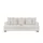 Soho Couch Webstoff 3-Sitzer Weiß