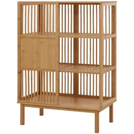Mendler HWC-N81 Badezimmerschrank 115 x 80 x 45 cm Braun