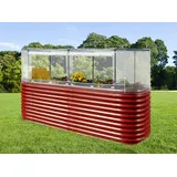 Vitavia Hochbeetabdeckung L 76 x 238 x 95 cm transparent