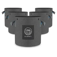 AC Infinity hochbelastbare, wiederverwendbare Stofftöpfe – 11 Liter |