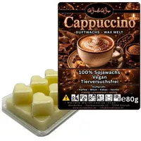 WonderWax Duftwachs WonderWax® Duftwachs 6 Herzen, (Cappuccino), Duftrichtung: Cappuccino