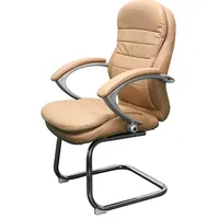 Jet-Line Konferenzstuhl Leder Bergamo creme