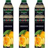 COPEO Orangensaft Direktsaft mit Fruchtfleisch 1000ml 6er Pack