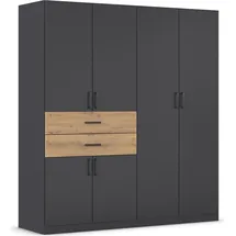 Rauch Drehtürenschrank MAIKA 181 x 197 x 54 cm Grau