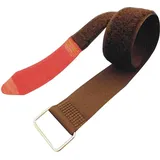 FASTECH® F101-25-300M Klettband mit Gurt Haft- und Flauschteil (L x B) 300mm x 25mm Schwarz, Rot 5S