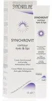 SYNCHROLINE contour des yeux et lèvres Crème 15 ml