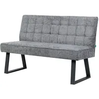 dubi möbel Sitzbank Clara Grau 140 x 91 x 66 cm