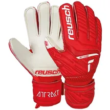 Reusch Attrakt Silver Junior weiß|rot 4,5