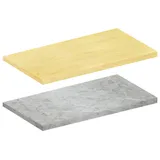 VCM Arbeitsplatte 30mm stark Breite 40 cm leicht zu reinigen Küchenarbeitsplatte - Fasola