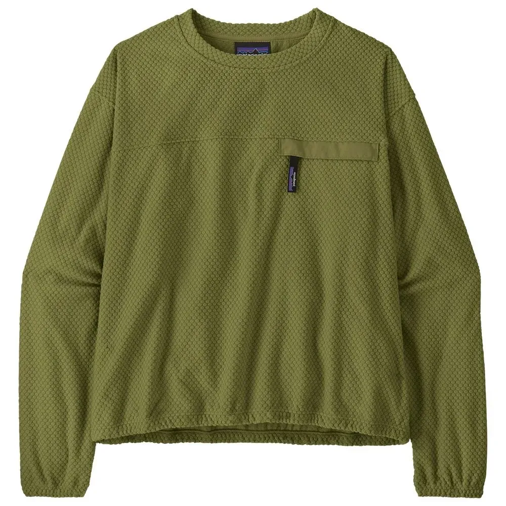 Patagonia Women's Textured Fleece Crewneck - Fleecepullover (Auslauf) - M - Caper Green