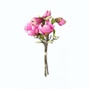 Kunstblume Kunstblume Magnolienstrauß Flora Magnolie, HTI-Living, Höhe 40 cm rosa