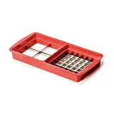 Genius Nicer Dicer smart Gemüseschneider Messereinsatz, Gurkenhobel Tomatenschneider Obstzerkleiner Messereinsätze in 10 x 10, 30 x 30 mm, Küche Zubehör