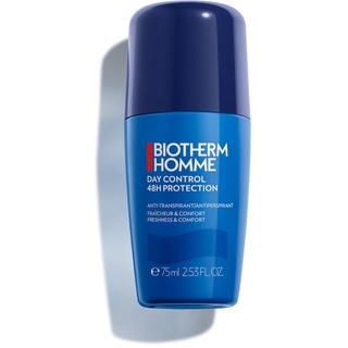 Biotherm Homme Day Control 48H Deo Roll-On, 48 H Anti-Transpirant Herren Deo, wirksamer Schutz vor Schweißgeruch, für empfindliche Haut und alle Hauttypen, wirkt pflegend und beruhigend, 75 ml