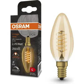 Osram LED-Vintage-Lampe E14 3,4 W 250 lm extra warmweiß