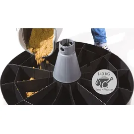 SUN GARDEN Schirmständer Easy Sun Kunststoff Weiß