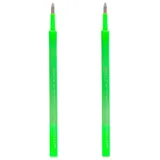 Legami 2 Set mit 2 Ersatzpatronen für Gelstift - Lovely Friends - Neon Grün
