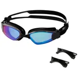 NILS AQUA Schwimmbrille Taucherbrille Sportbrille grün|schwarz