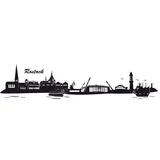 wall-art Wandtattoo »Hansa Rostock Skyline mit Logo«, (1 St.), selbstklebend, entfernbar