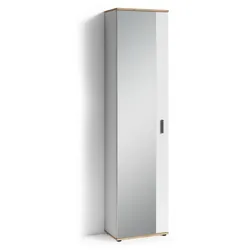 byLIVING Garderobe JAKOB, Breite 49 cm, Artisan Eiche/weiß, Spiegeltür