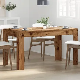 vidaXL Esstisch 140 x 76 x 74,5 cm braun