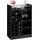 Relaxdays Weinregal 63 x 35 x 96 cm Schwarz