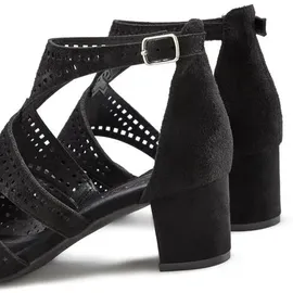 LASCANA Riemchensandalette Damen Schwarz 39