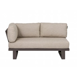 Apple Bee Mura Taupe Loungesofa, Armlehne rechts