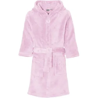 Playshoes Fleece-Bademantel uni in rosa, 134/140