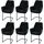 MCW Freischwinger MCW-G67 Polyester anthrazit-blau 6er Set