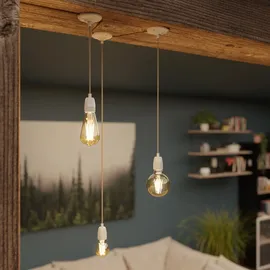 ledscom.de Baldachin, Porzellan, weiß, 105mm Ø