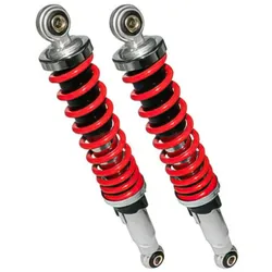 Stossdämpfer Set Mofa MBK 88, rote Federn