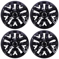 NRM Radkappen Perfecto, 16 in Zoll, (4-St) Auto-Radkappen 16'' Satz 4 Stück schwarz