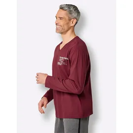 wäschepur Schlafanzug-Shirt rot 44/46