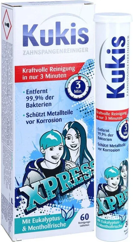 Kukis Zahnspangenreiniger Xpress 60 St