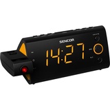 Sencor SRC330 Radiowecker Uhrenradio Wecker Radio Alarm Orange
