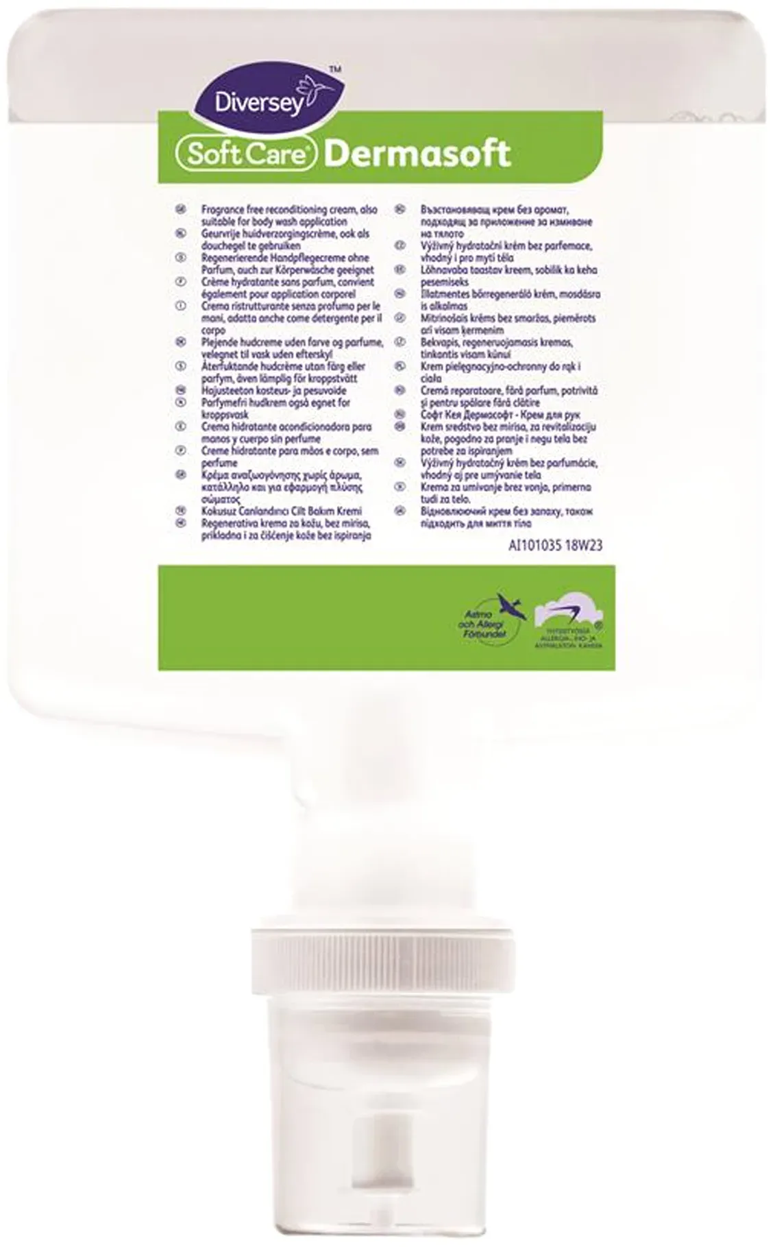 Soft Care Dermasoft H9 Hautpflegecreme 4 x 1,3 Liter IntelliCare Kartusche