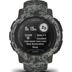 Garmin Instinct® 2 Instinct 2 Camo Edition Camouflage Schiefergrau mit Silikon-Wechselarmband 22 mm