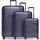 pactastic Collection 04 Koffer-Set 3-tlg. lila/metallic