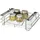 Maximex Schrankauszug Midi 51 x 18,5 x 40 cm Silber