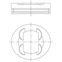 Mahle Kolben MAHLE 681 PI 00109 002