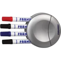 Franken Tafelwischer mit Stifthalter Kunststoff Silber