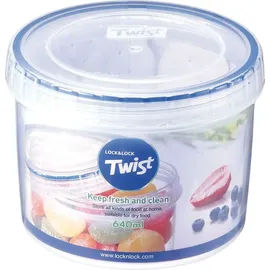 Lock & Lock Frischhaltedose rund transparent 0,64 l