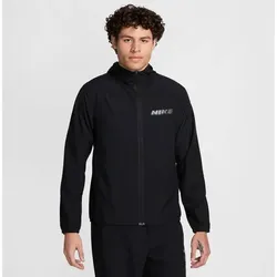 NIKE Herren Unterjacke Form Dri-FIT Versatile, BLACK/METALLIC SILVER, S