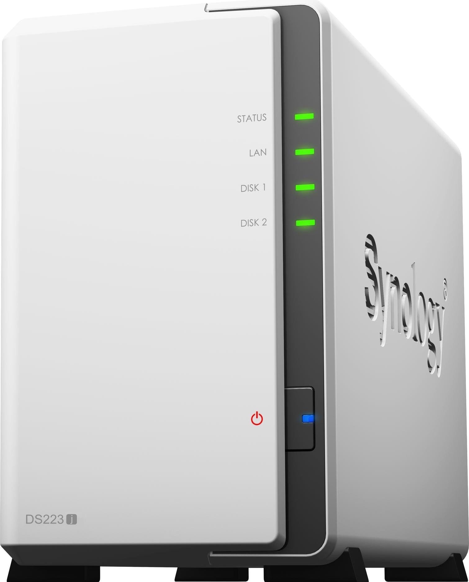 Synology DS223j (0 TB), NAS, Weiss