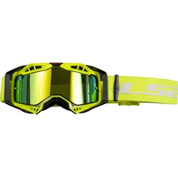 LS2 Aura Pro iridium Crossbrille - schwarz-neongelb