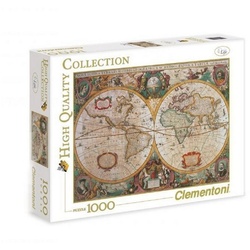 Clementoni® Puzzle »Clementoni - Old Map, 1000 Teile Puzzle«, 1000 Puzzleteile
