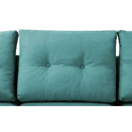 Sofa.de Ecksofa Carla ¦ türkis/petrol ¦ Maße (cm): B: 230 H: 93 T: 159.0
