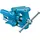 BROCKHAUS HEUER Parallelschraubstock Stahl 160 mm blau