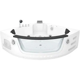 AcquaVapore Whirlpool Eckbadewanne 140 x 140 cm (W05H-SC)
